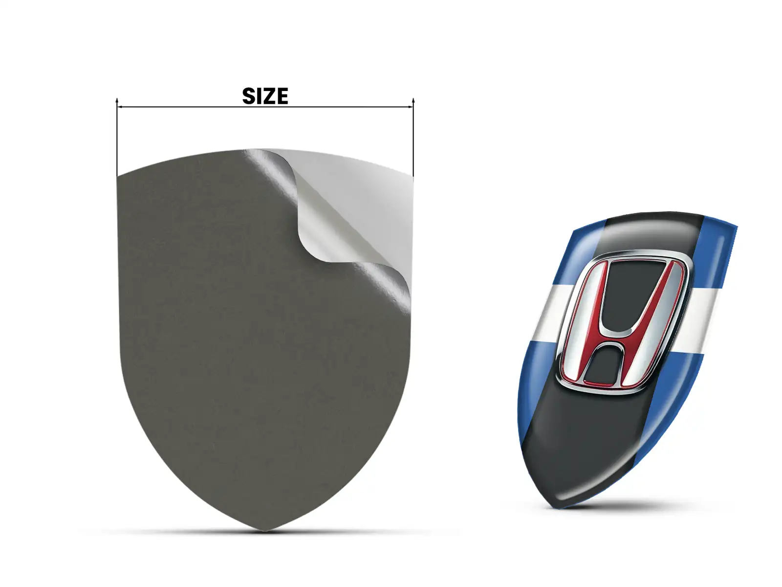Honda Etichetta Autoadesiva Pro Max Resiliente Elegante Layout